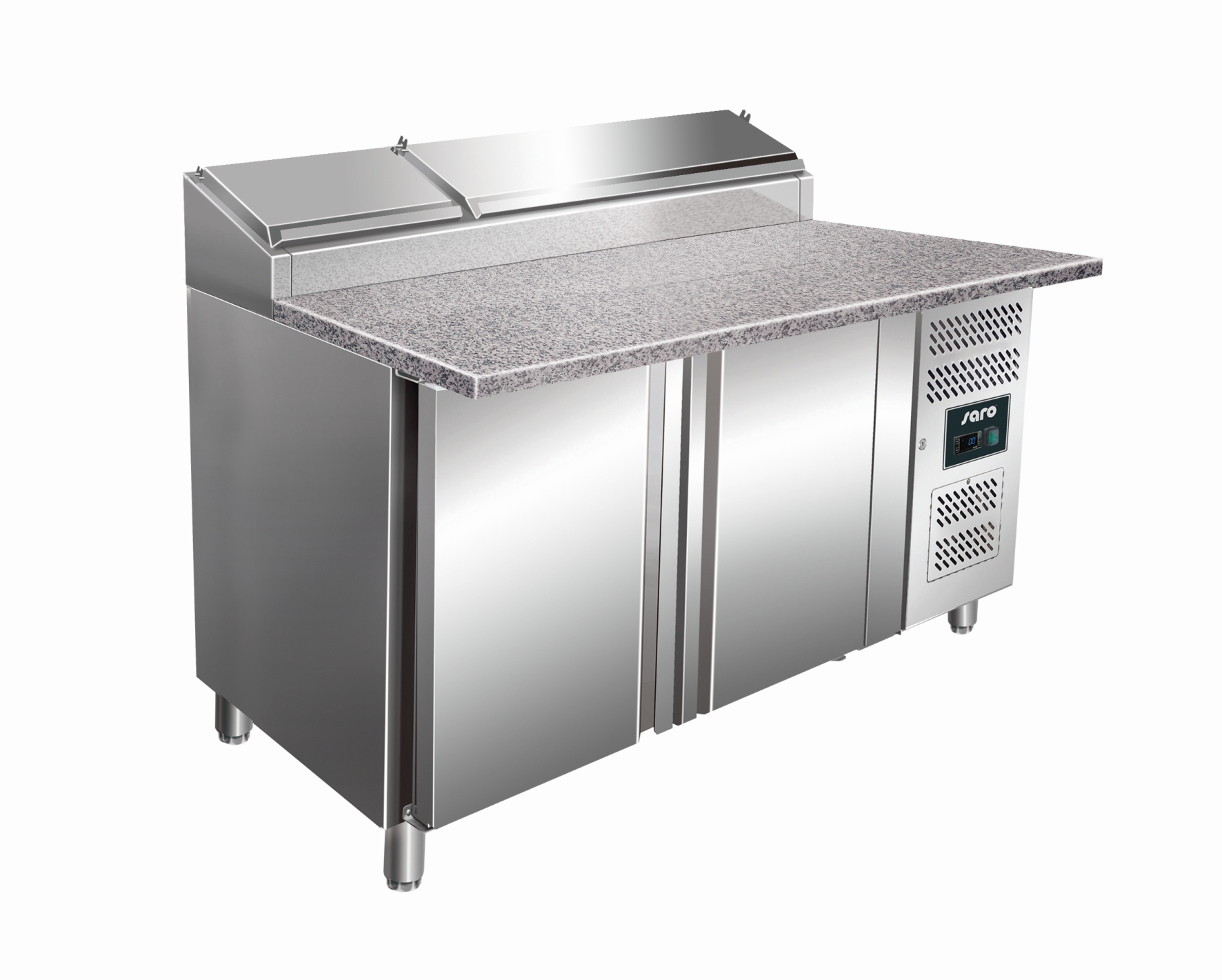 Pizza counter SH1500 with 2 doors 600x400 mm