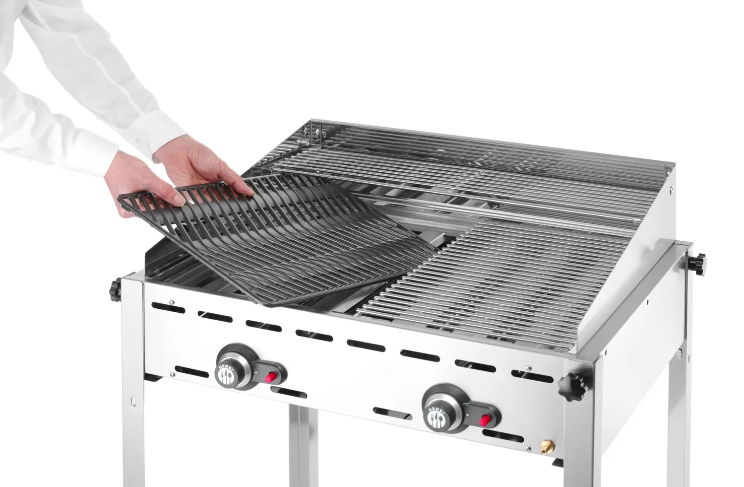 Gasolgrill Green Fire, 2 brännare med 2 galler  - 11