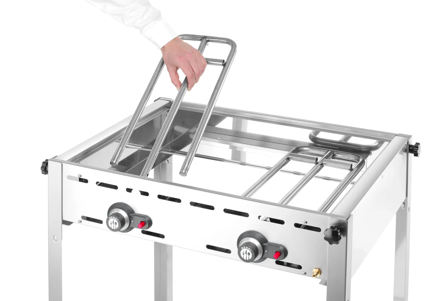 Gasolgrill Green Fire, 2 brännare med 2 galler  - 9