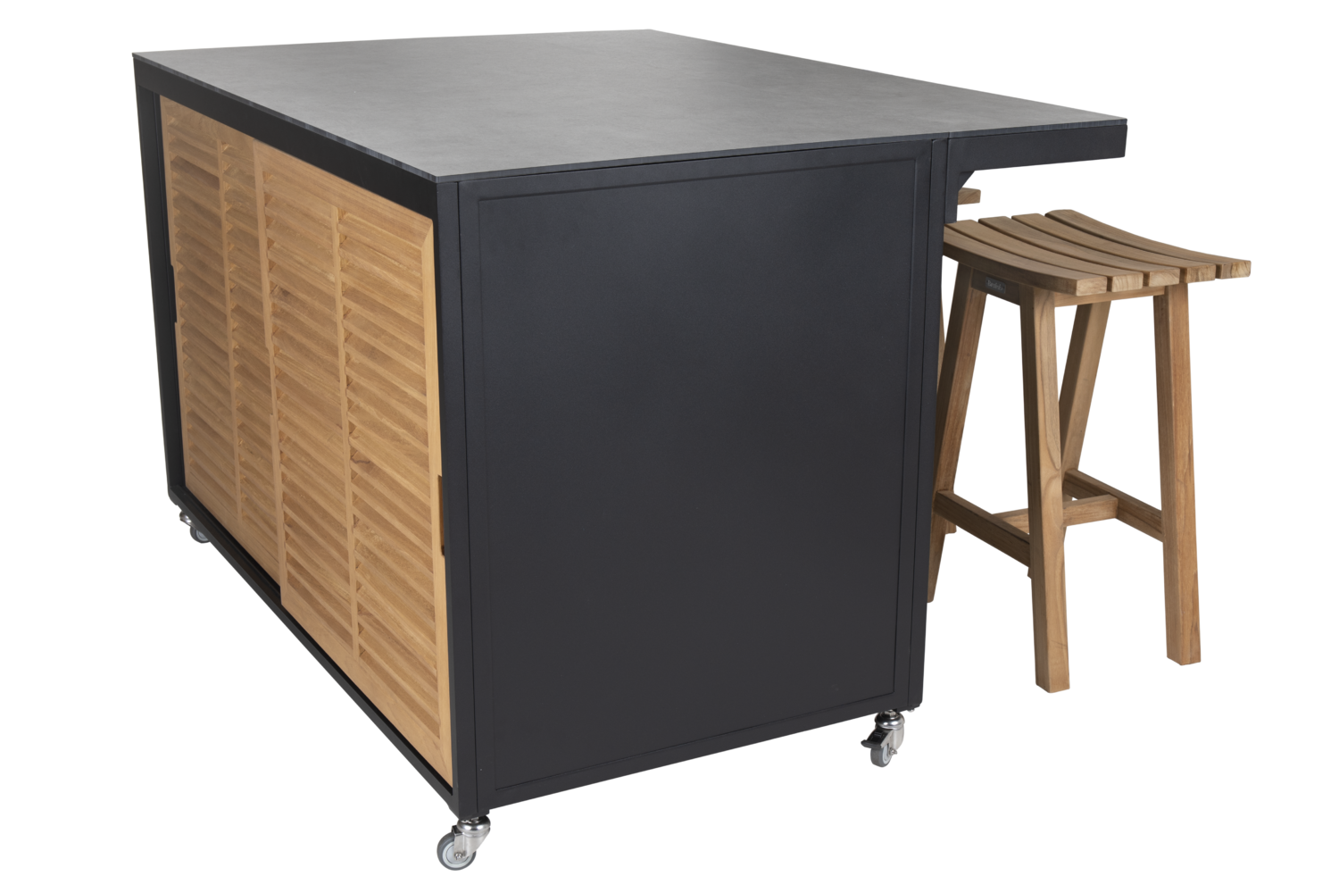 FORNAX utekök svart/teak - 17