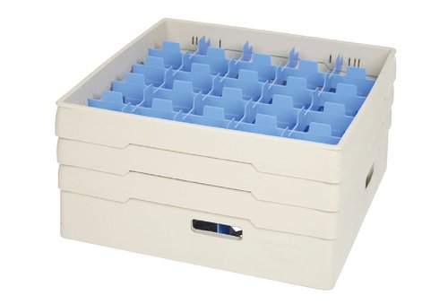 Dish tray compartment, 25 x glass Ø max 87 mm, BEIGE - 4