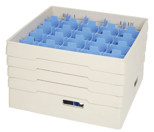 Dish tray compartment, 25 x glass Ø max 87 mm, BEIGE - 5