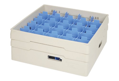 Dish tray compartment, 25 x glass Ø max 87 mm, BEIGE - 3