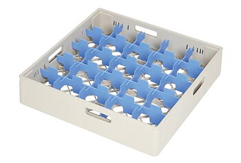 Dish tray compartment, 25 x glass Ø max 87 mm, BEIGE