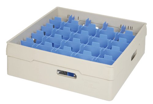 Dish tray compartment, 25 x glass Ø max 87 mm, BEIGE - 2