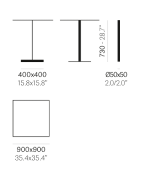 Table stand Inox - 7