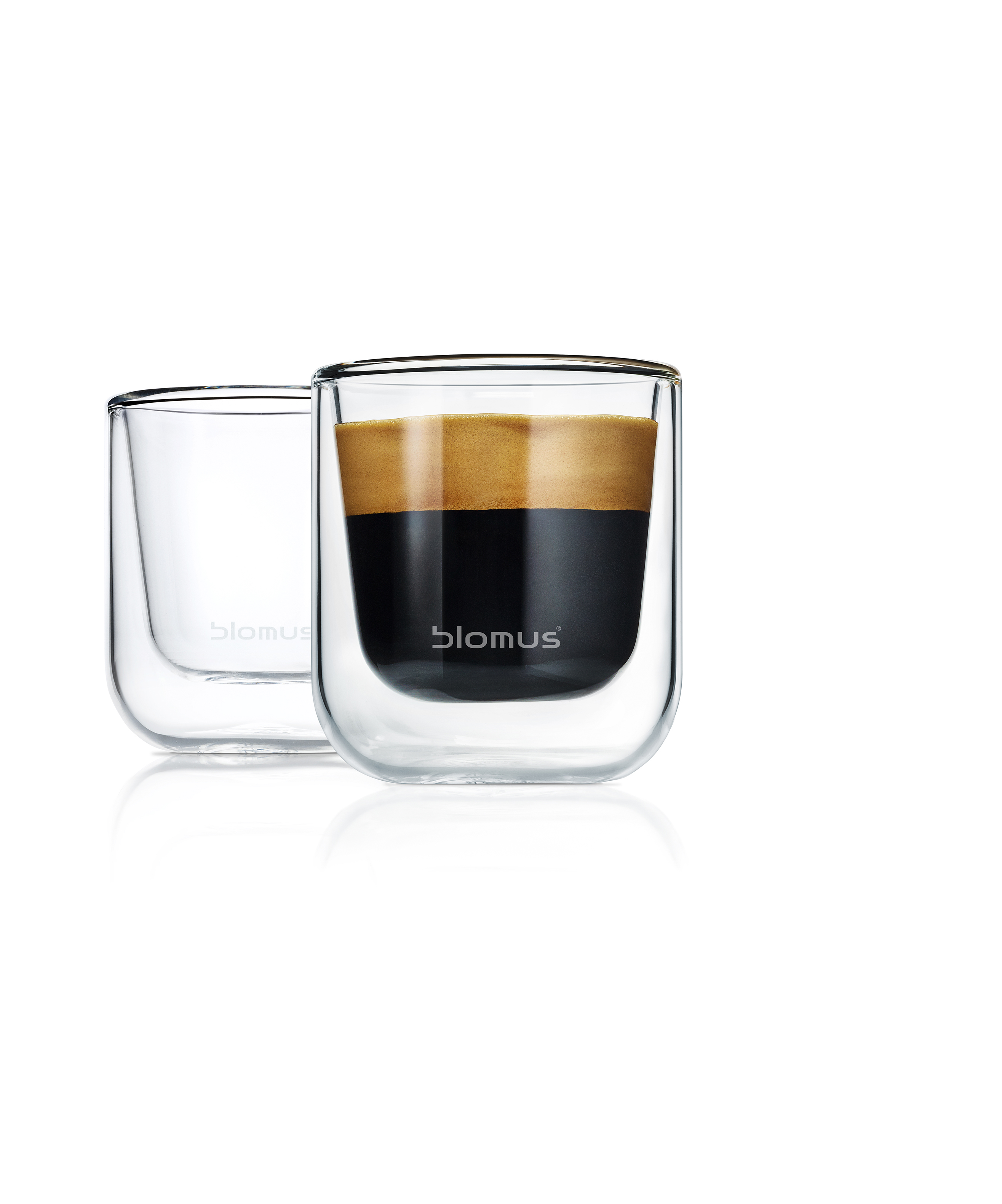NERO, Espresso glass 2-pack - BLOMUS