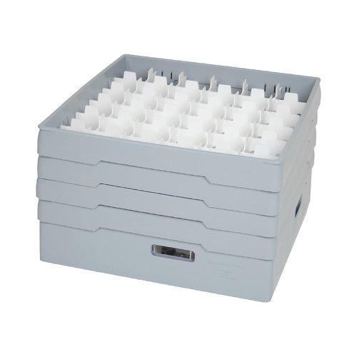 Dish tray compartment, 36 x glass Ø max 72 mm, GREY - 5