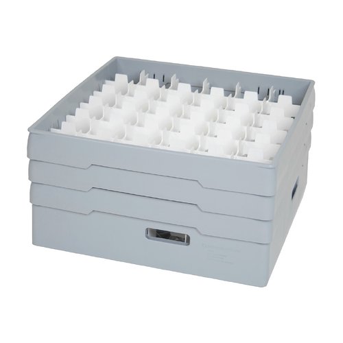 Dish tray compartment, 36 x glass Ø max 72 mm, GREY - 4