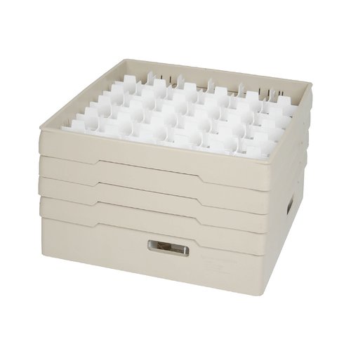 Dish tray compartment, 36 x glass Ø max 72 mm, BEIGE - 5