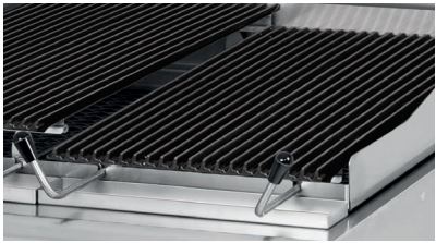 Lava stone grill gas, on open cupboard - 3