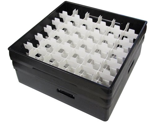 Dish tray compartment, 36 x glass Ø max 72 mm, BLACK - 3