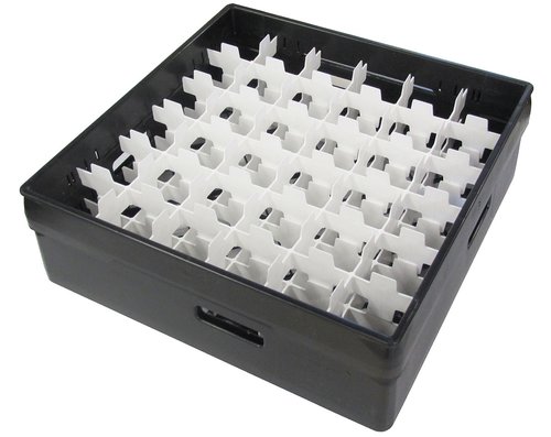 Dish tray compartment, 36 x glass Ø max 72 mm, BLACK - 2