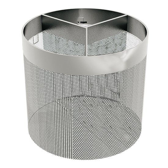 Grönsakskorg , tredelad till kokgryta, 150 liter