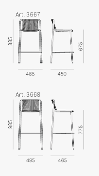 Tribeca  Barstol 3667 och 3668 - 16