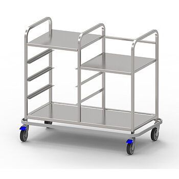 Combination trolley for 50-basket