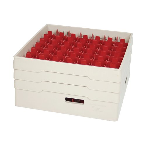 Diskback fackindelad, 49 x glas Ø max 60 mm, BEIGE - 4