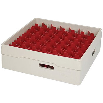 Dish tray compartment, 49 x glass Ø max 60 mm, BEIGE