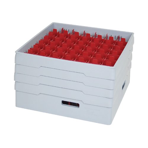 Dish tray compartment, 49 x glass Ø max 60 mm, GREY - 5