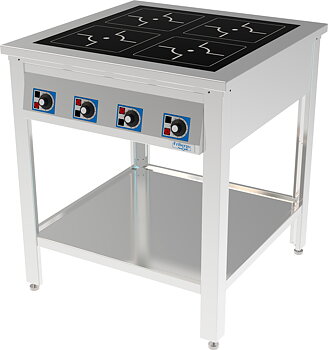 Induction cooker, 4 zones- 14 kW / 20 kW