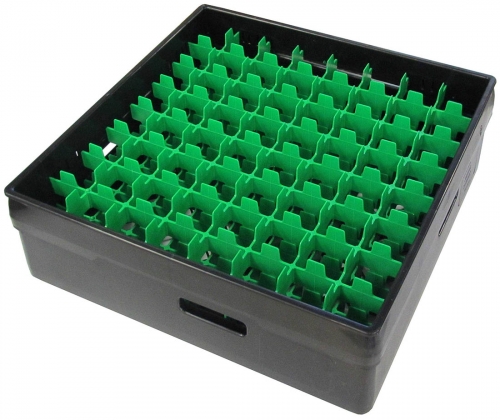 Diskback fackindelad, 64 x glas Ø max 52 mm, SVART - 2