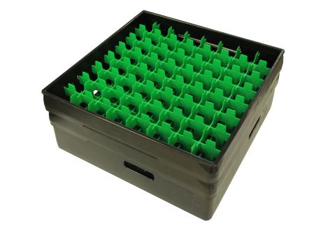 Diskback fackindelad, 64 x glas Ø max 52 mm, SVART - 3