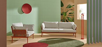 Tre-sits soffa REVA Twist