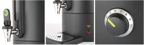 Percolator Kaffebryggare, matt svart 7 liter - 4