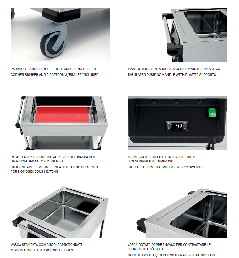 Bain Marie  2 GN 1/1 - 2