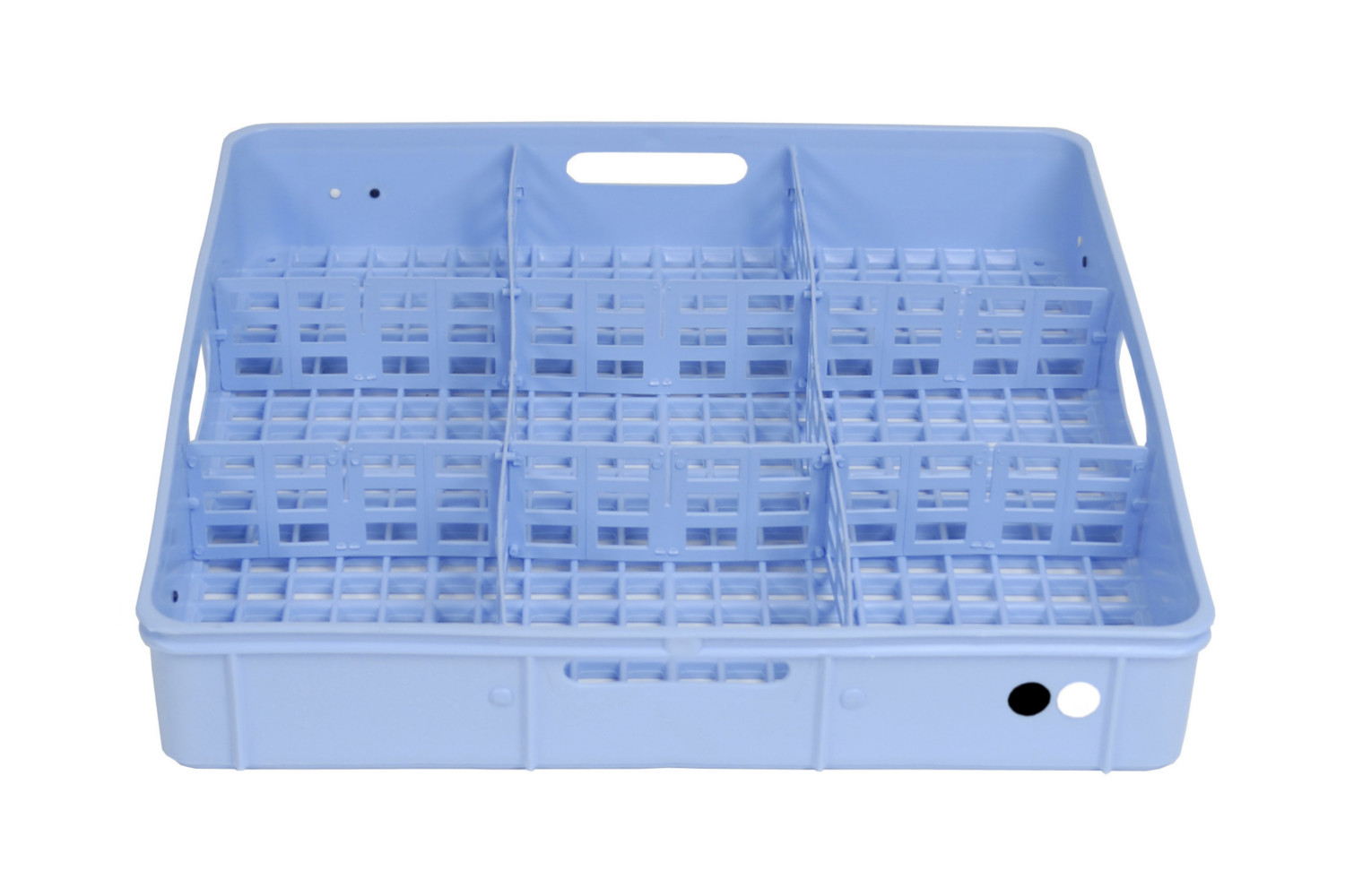 Compartment insert for glass, 9 glasses, max149 mm