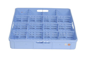 Compartment insert for glass, 16 glasses, max110 mm