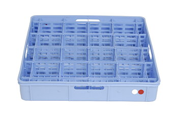 Compartment insert for glass, 16 glasses, max 95 mm