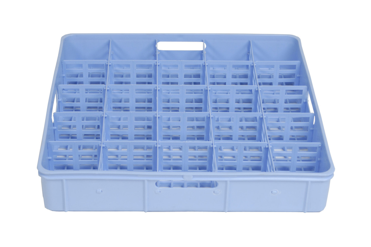 Compartment insert for glass, 25 glasses, max 87 mm