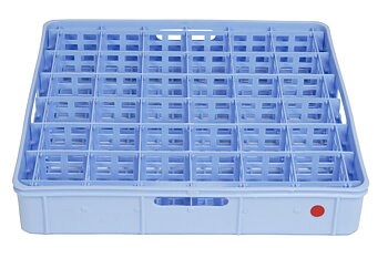 Compartment insert for glass, 36 glasses, max 65 mm