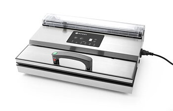 Vacuum packaging machine with holder for bag rolls Kitchen Line