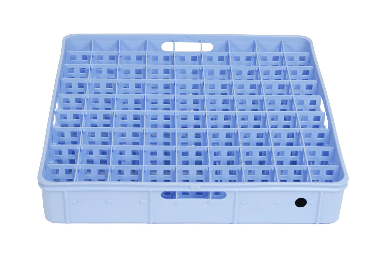 Compartment insert for glass, 81 glasses, max 46 mm