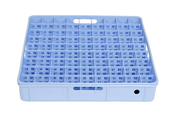 Compartment insert for glass, 81 glasses, max 46 mm