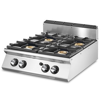 Gas range, top version, 4 burners