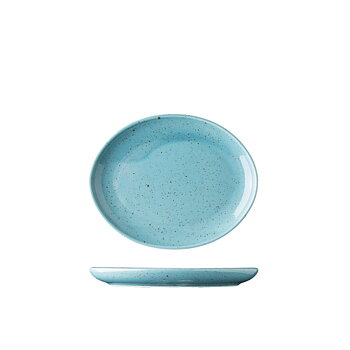 Lifestyle Arcticblue Plate oval ø 20cm