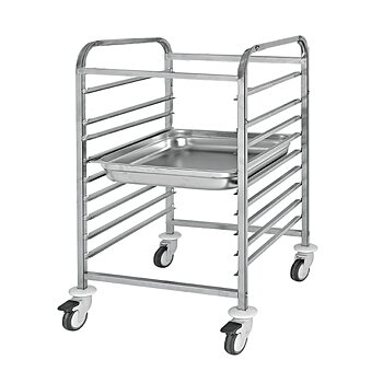 Trolley for GN containers, 9x GN 2/1 h=65 mm