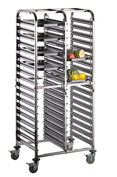 Canteen trolley 600 x 400 - double
