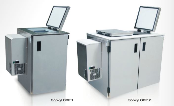 Cooled waste bin  1x240L - 2