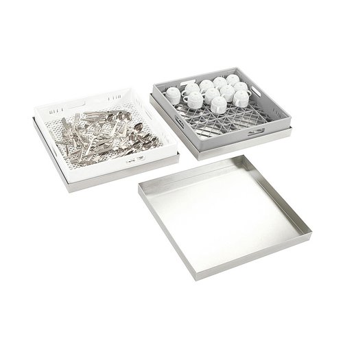 Rostfri spillback - för 46x46 cm - 2