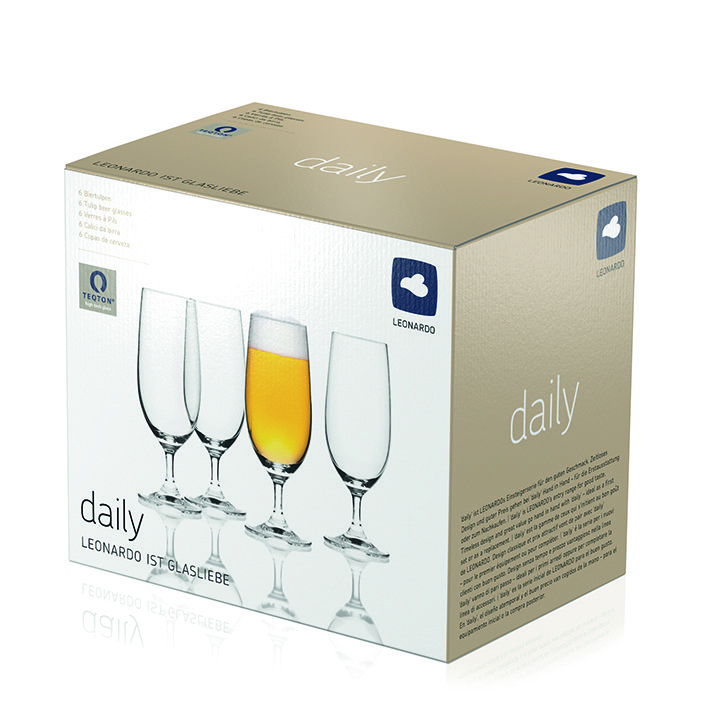 DAILY Ölglas 360ml - 6-pack - 4