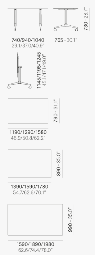 Conference table YPSILON Tilting - 11