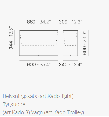 Flower box / Seat bench KADO - 19