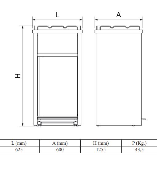 Stainless steel waste container - 5