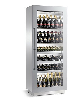 Vinkylskåp Miami RFT+3DR , 96 vinflaskor, combihyllor