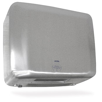 Hand dryer in stainless steel