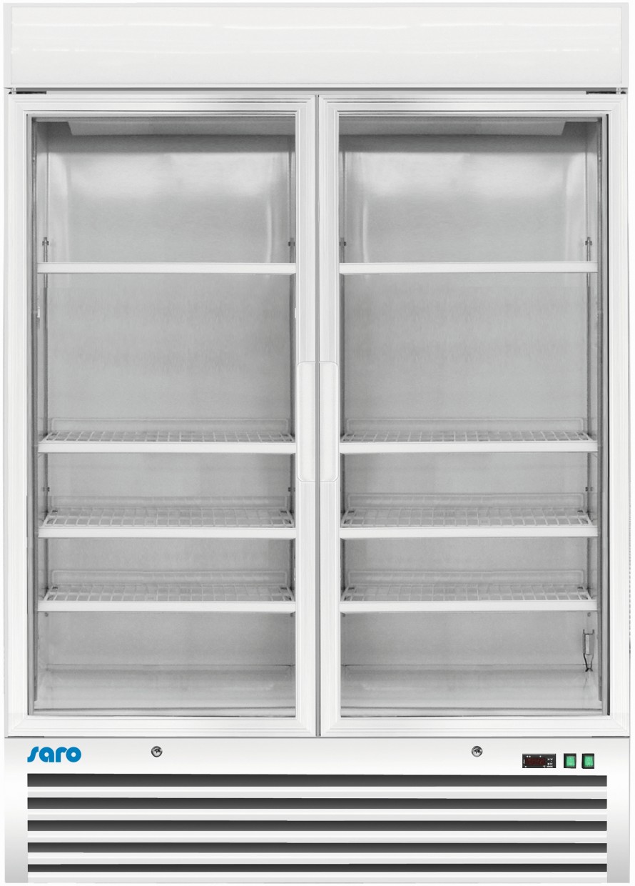 Frys ventilerad- 2 glasdörrar, 1078 L
